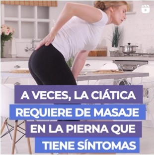 ciática masaje con pelota